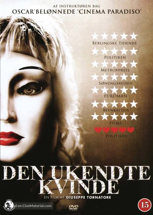 La sconosciuta - Danish DVD movie cover