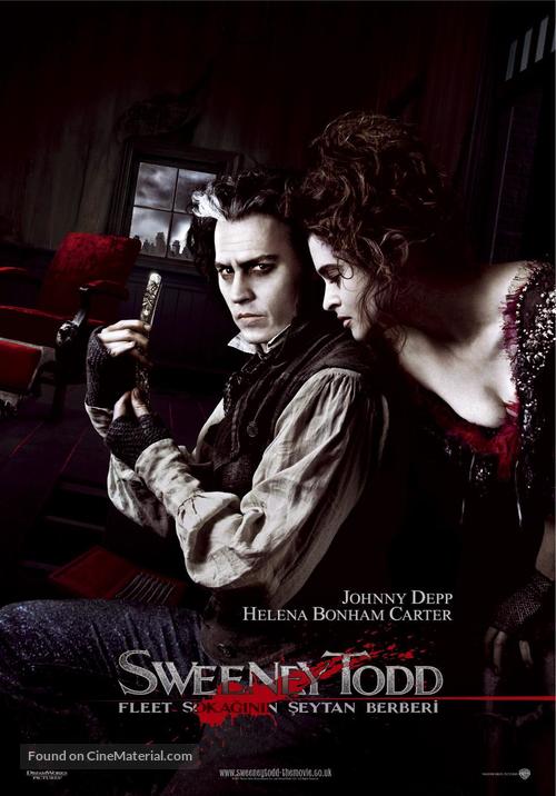 Sweeney Todd: The Demon Barber of Fleet Street - Turkish Movie Poster