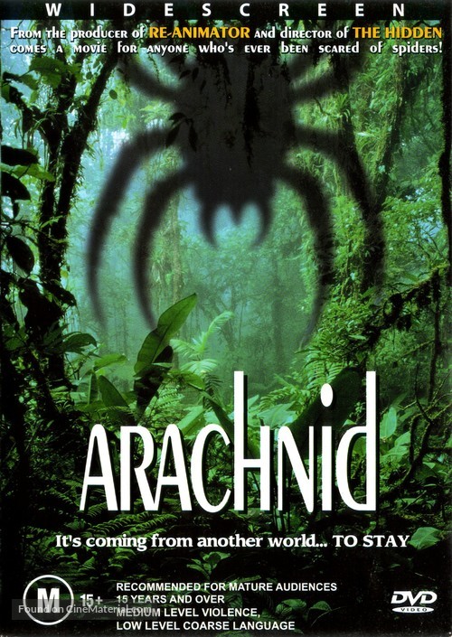 Arachnid - Australian DVD movie cover