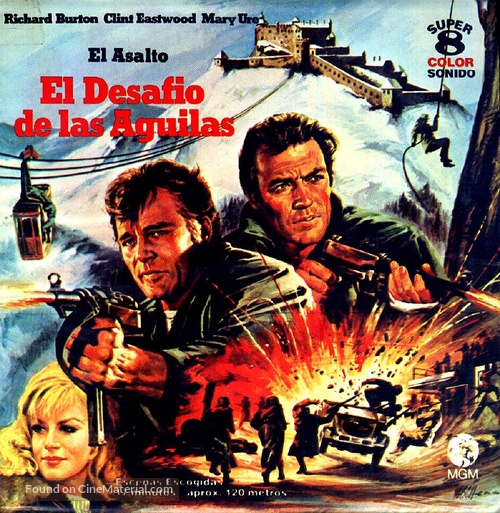 Where Eagles Dare - Spanish Movie Cover