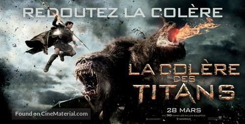 Wrath of the Titans - French Movie Poster