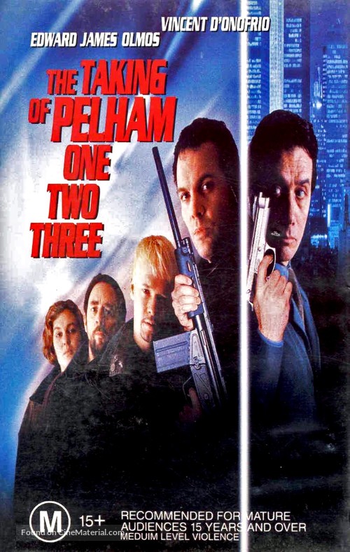 The Taking of Pelham One Two Three - Australian VHS movie cover