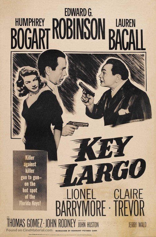 Key Largo - Re-release movie poster