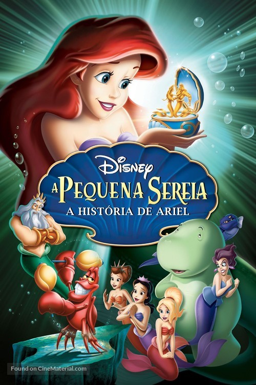 The Little Mermaid: Ariel&#039;s Beginning - Brazilian Movie Cover