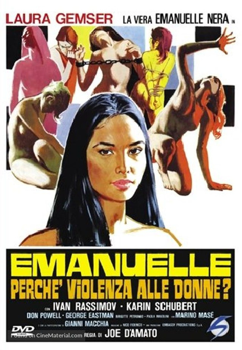 Emanuelle - perch&eacute; violenza alle donne? - Italian DVD movie cover