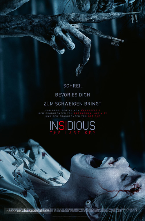 Insidious: The Last Key - German Movie Poster