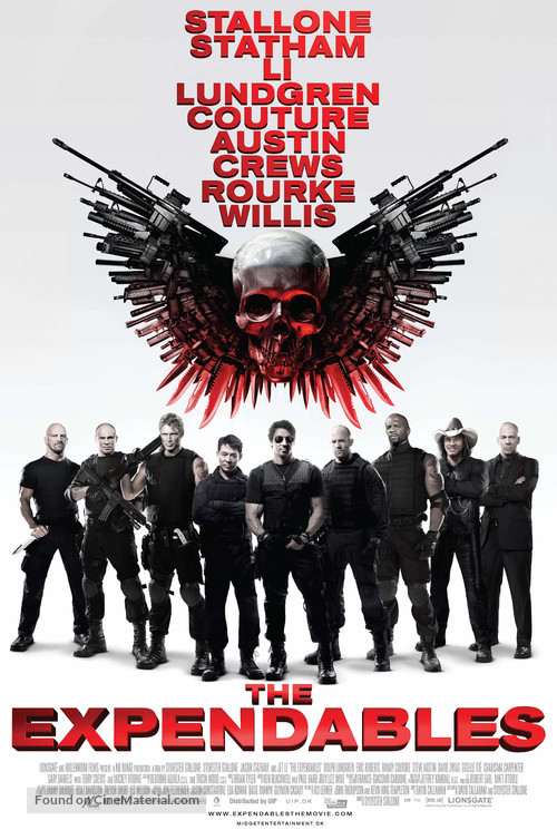 The Expendables - Danish Movie Poster