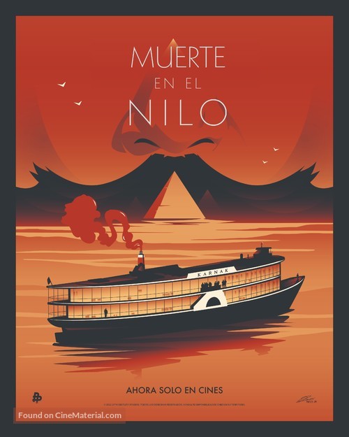 Death on the Nile - Argentinian poster