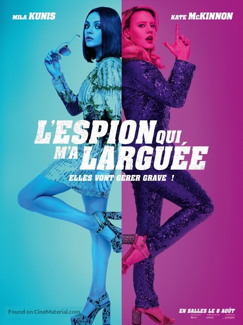 The Spy Who Dumped Me - French Movie Poster