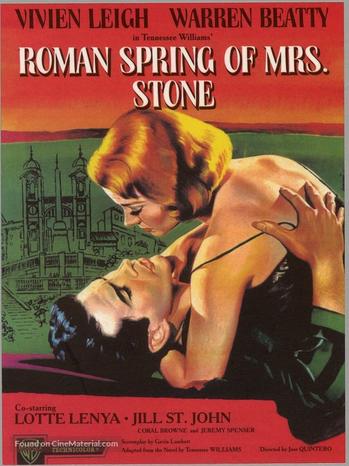 The Roman Spring of Mrs. Stone - Movie Poster