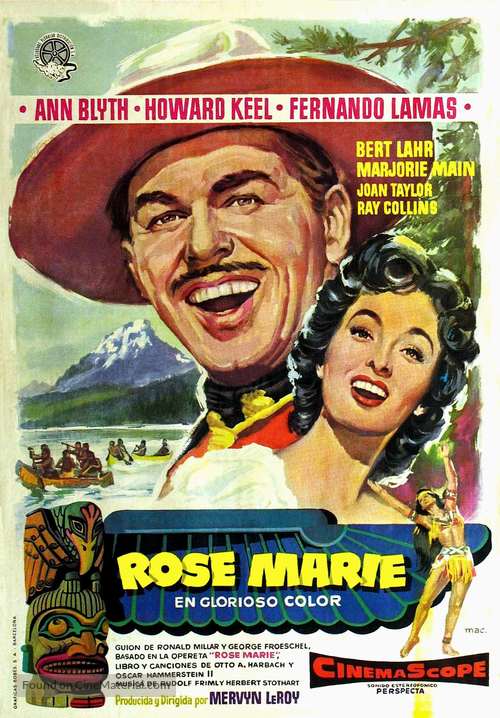 Rose Marie - Spanish Movie Poster
