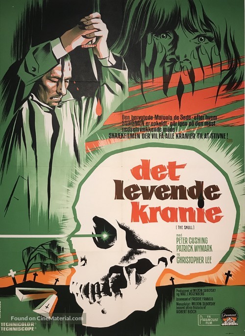 The Skull - Danish Movie Poster