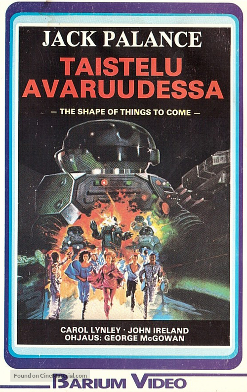 The Shape of Things to Come - Finnish VHS movie cover