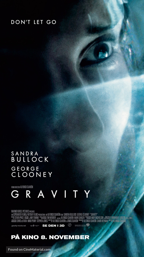 Gravity - Norwegian Movie Poster