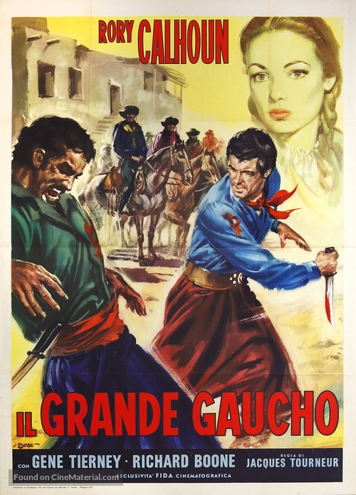 Way of a Gaucho - Italian Movie Poster