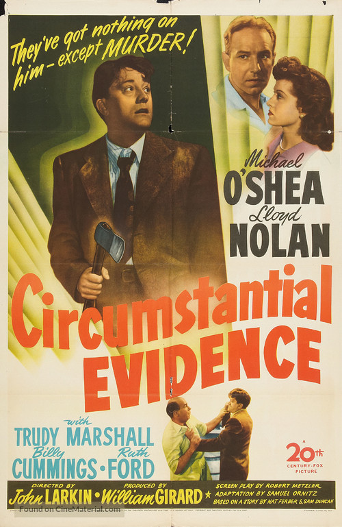 Circumstantial Evidence - Movie Poster