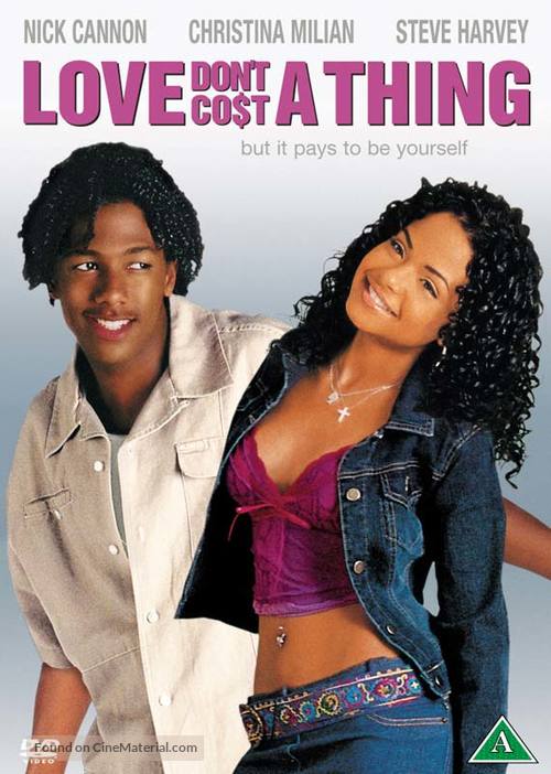 Love Don&#039;t Cost A Thing - Danish DVD movie cover