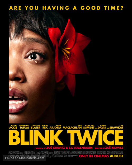 Blink Twice - British Movie Poster