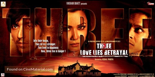 Three: Love Lies Betrayal - Indian Movie Poster