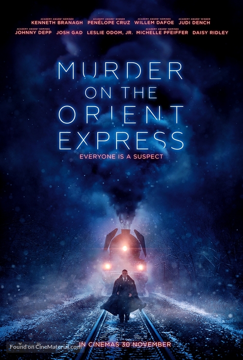 Murder on the Orient Express - Malaysian Movie Poster