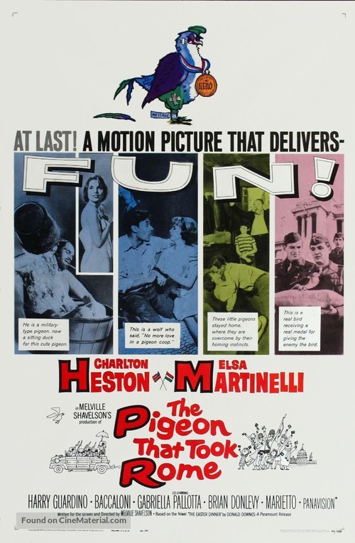 The Pigeon That Took Rome - Movie Poster