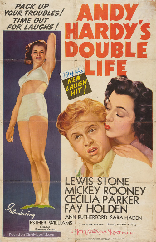 Andy Hardy&#039;s Double Life - Movie Poster
