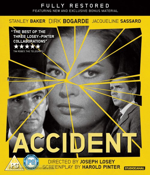 Accident - British Blu-Ray movie cover