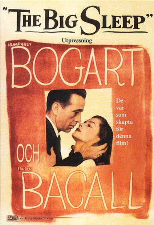 The Big Sleep - Danish DVD movie cover