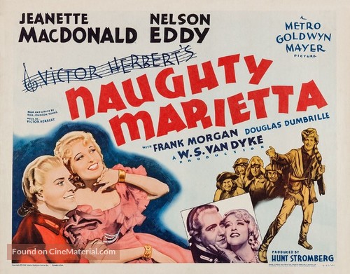 Naughty Marietta - Re-release movie poster