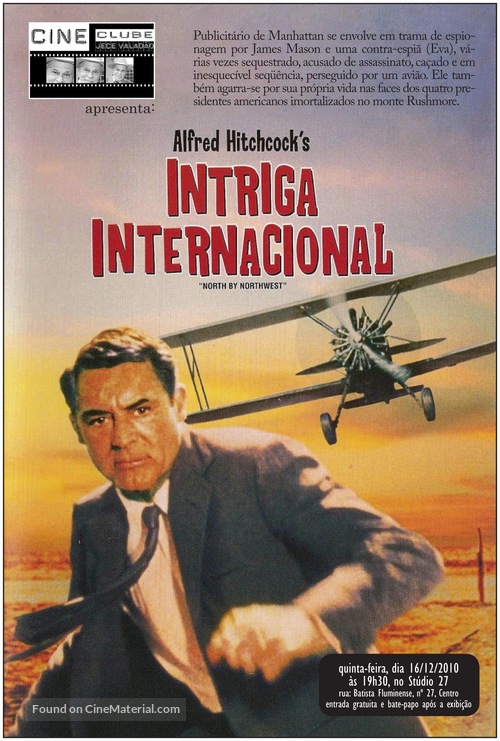 North by Northwest - Brazilian VHS movie cover