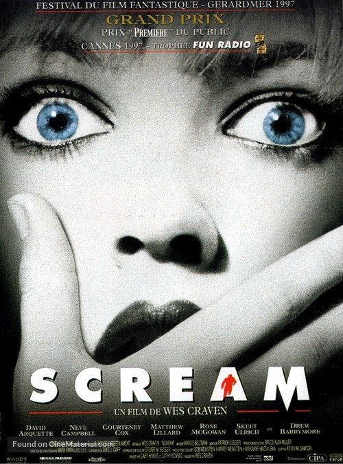 Scream - French Movie Poster