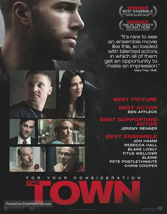 The Town - For your consideration movie poster