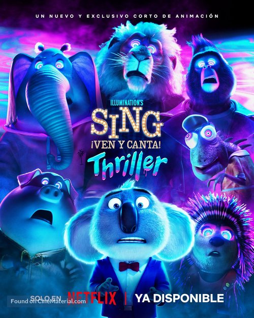 Sing: Thriller - Argentinian Movie Poster