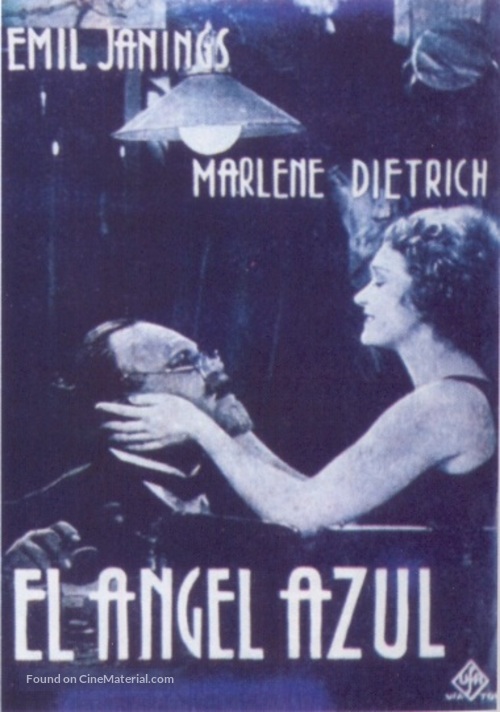 Der blaue Engel - Spanish Movie Poster