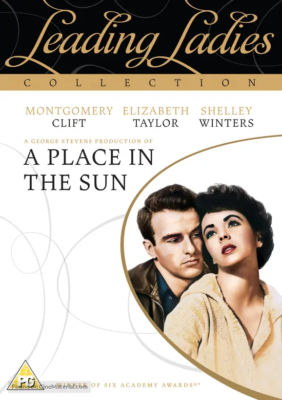 A Place In The Sun 1951 British Dvd Movie Cover