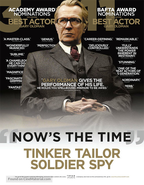 Tinker Tailor Soldier Spy - For your consideration movie poster