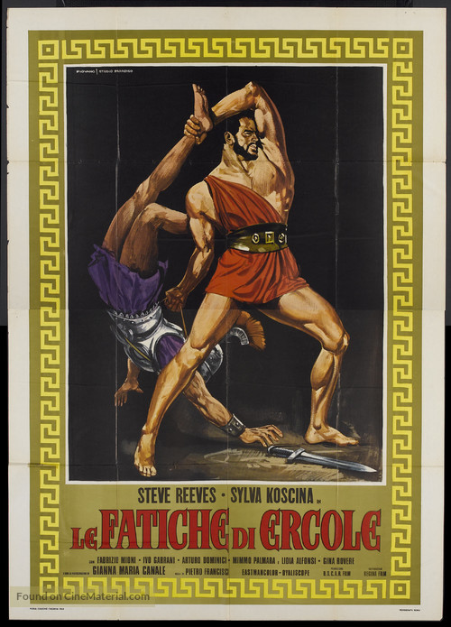 Le fatiche di Ercole - Italian Movie Poster