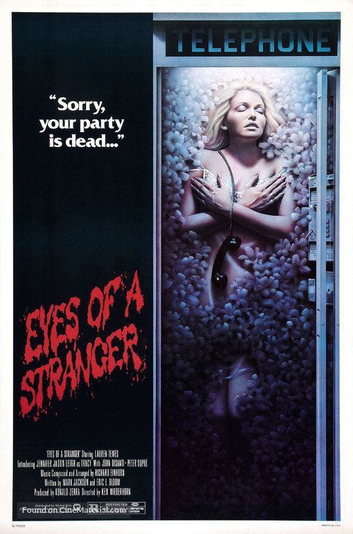 Eyes of a Stranger - Movie Poster