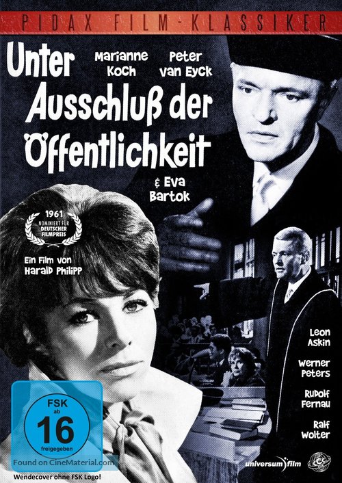 Unter Ausschlu&szlig; der &Ouml;ffentlichkeit - German DVD movie cover