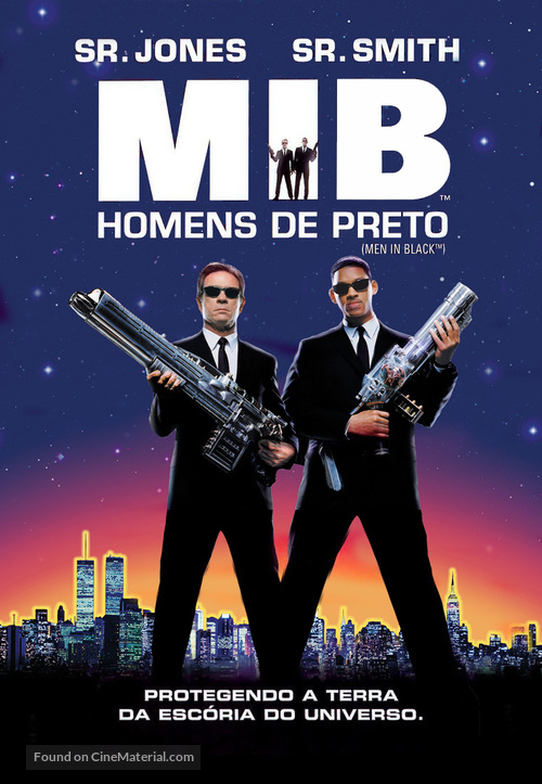 Men in Black - Brazilian DVD movie cover