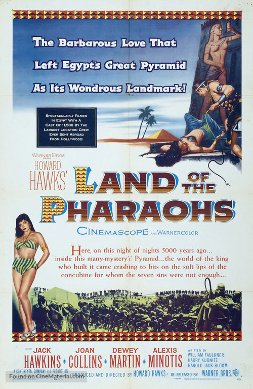 Land of the Pharaohs - Movie Poster