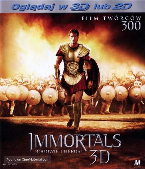 Immortals - Polish Blu-Ray movie cover