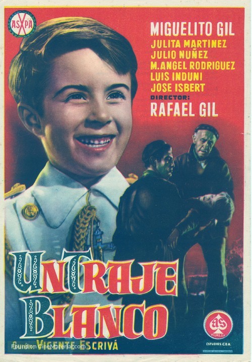 Un traje blanco - Spanish Movie Poster