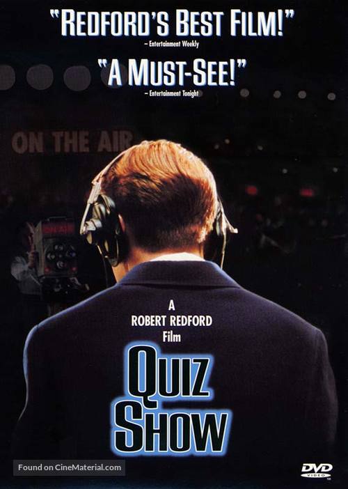 Quiz Show - DVD movie cover