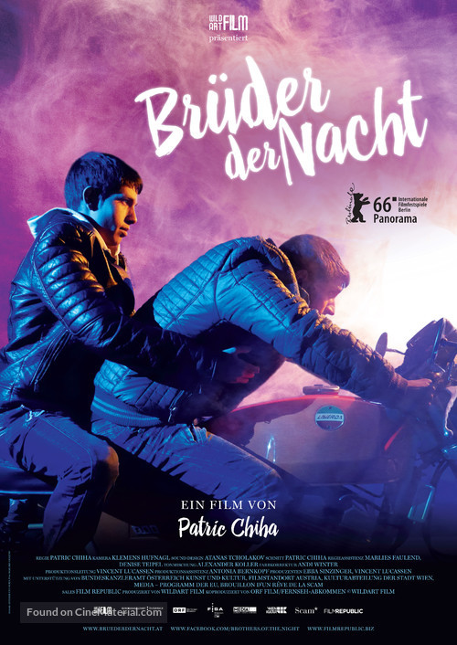 Br&uuml;der der Nacht - Austrian Movie Poster
