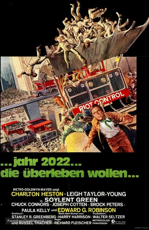 Soylent Green - German Movie Poster