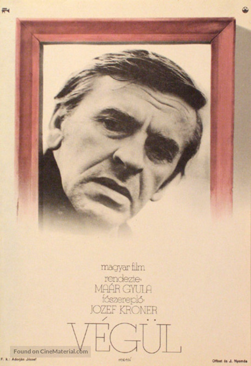 V&eacute;g&uuml;l - Hungarian Movie Poster