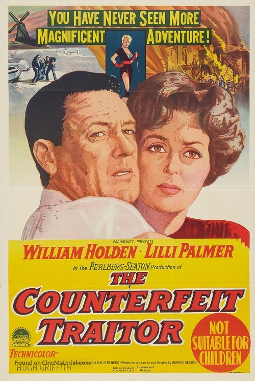 The Counterfeit Traitor - Australian Movie Poster