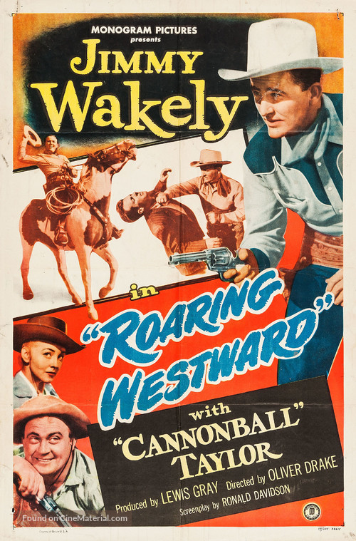 Roaring Westward - Movie Poster