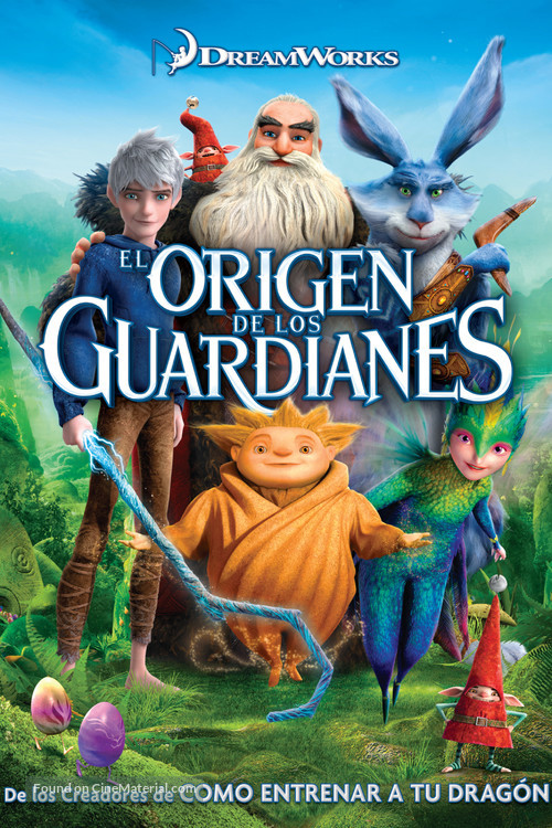 Rise of the Guardians - Mexican DVD movie cover